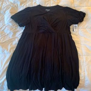 Torrid mini super soft balloon sleeve a-line dress